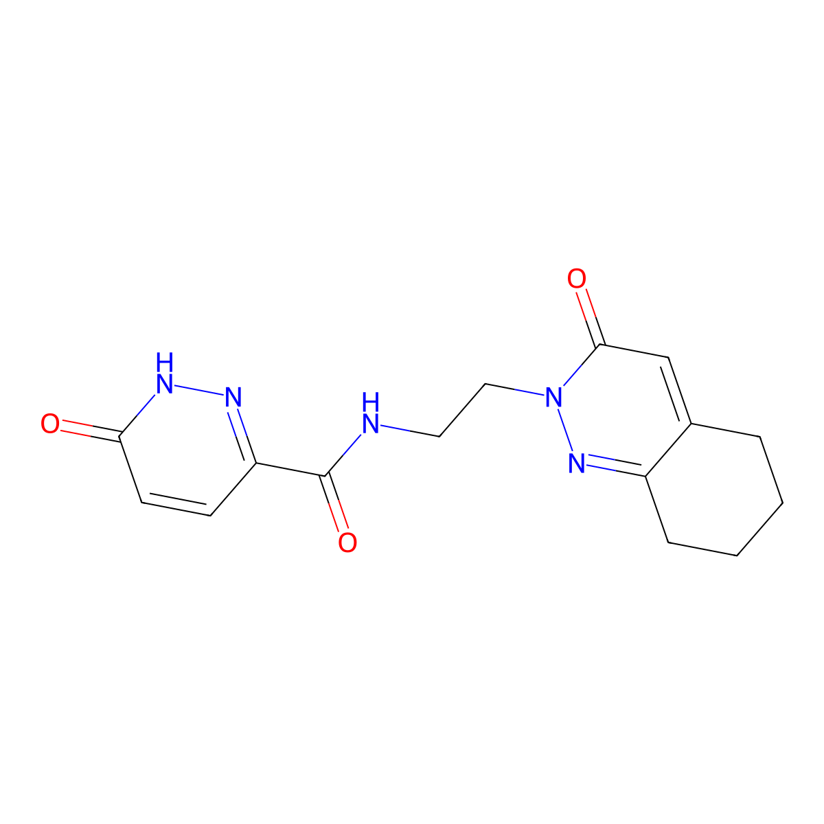 6-oxo-N-(2-(3-oxo-5,6,7,8-tetrahydrocinnolin-2(3H)-yl)ethyl)-1,6-dihydropyridazine-3-carboxamide molecular structure, CAS 2034562-69-9