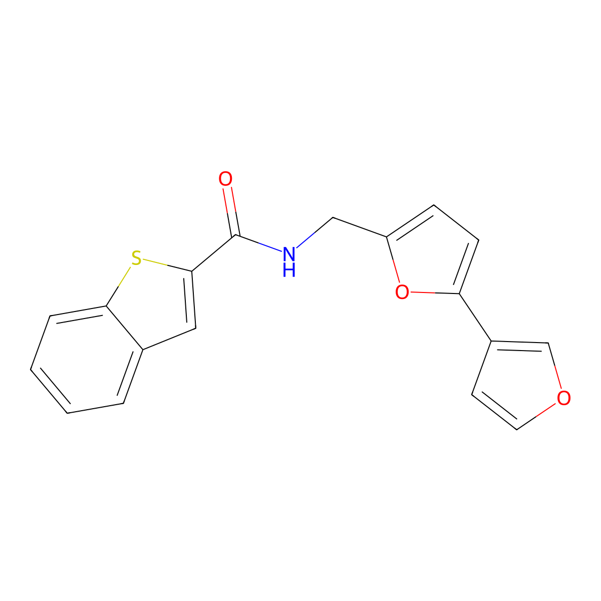 N-([2,3'-bifuran]-5-ylmethyl)benzo[b]thiophene-2-carboxamide molecular structure, CAS 2034566-55-5