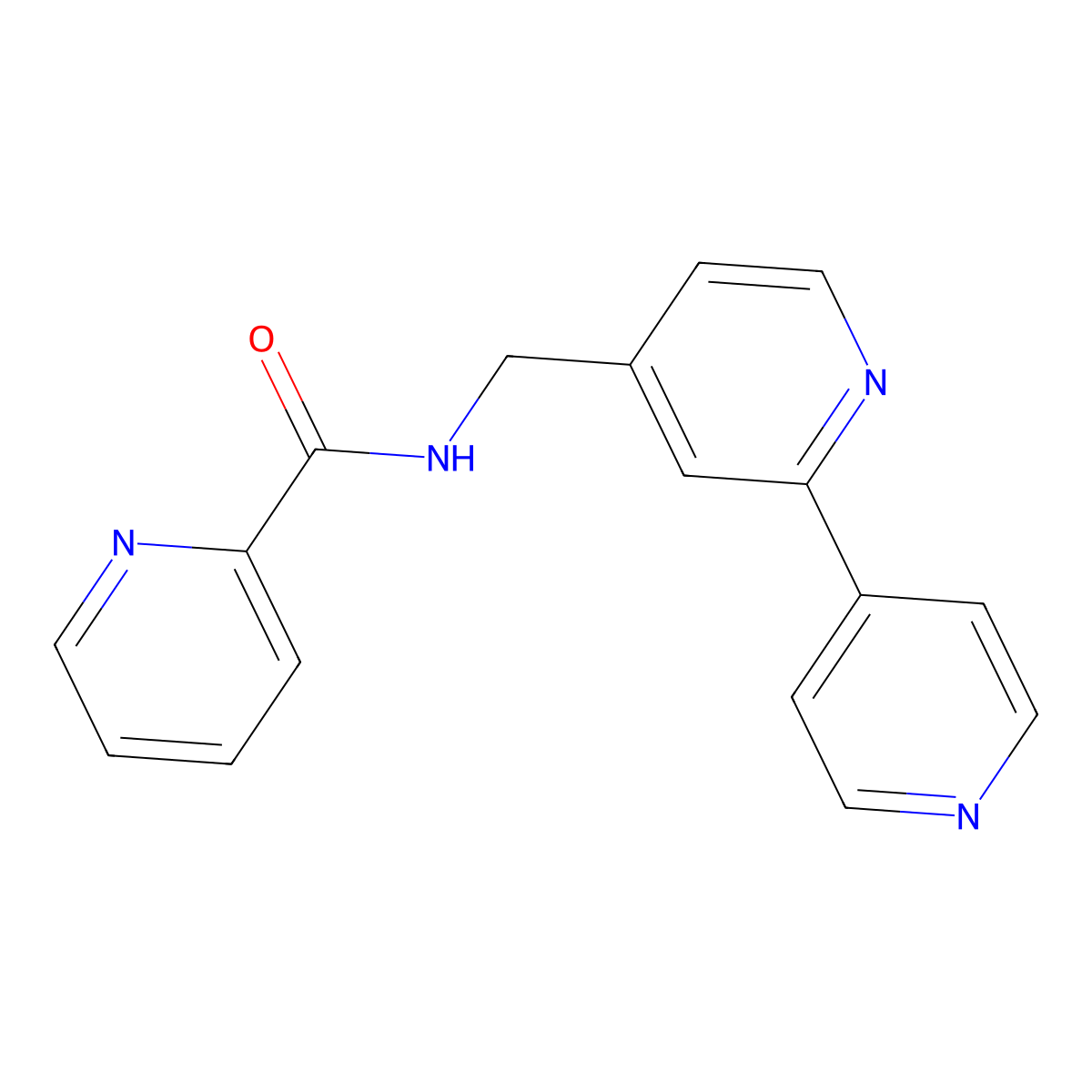 N-([2,4'-bipyridin]-4-ylmethyl)picolinamide molecular structure, CAS 2034578-23-7