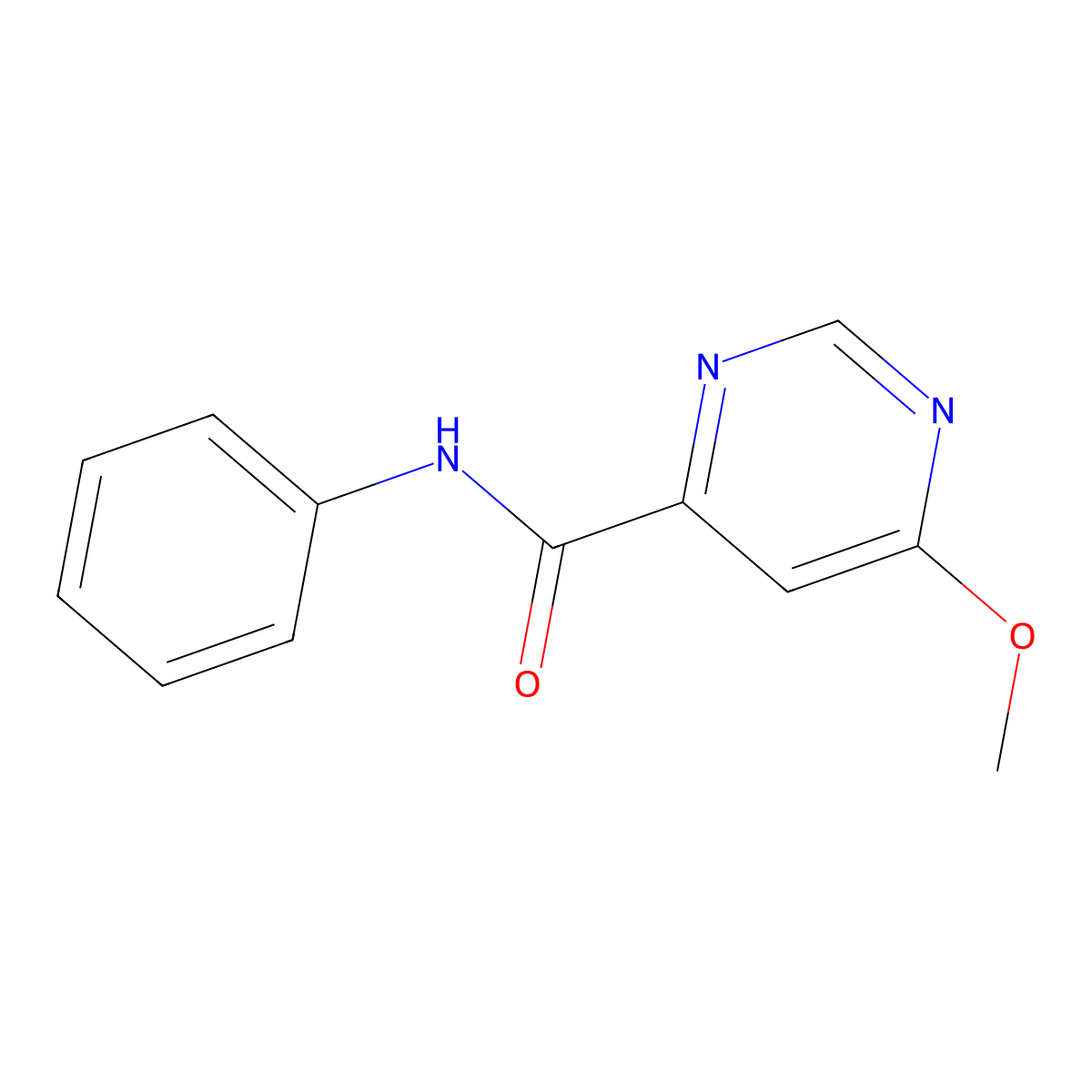 6-methoxy-N-phenylpyrimidine-4-carboxamide molecular structure, CAS 2034578-93-1