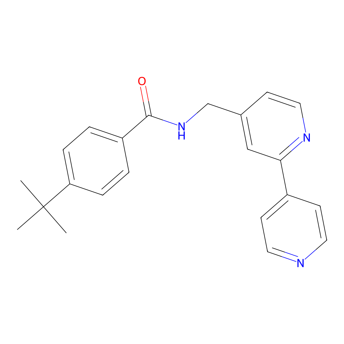 N-({[2,4'-bipyridine]-4-yl}methyl)-4-tert-butylbenzamide molecular structure, CAS 2034579-32-1