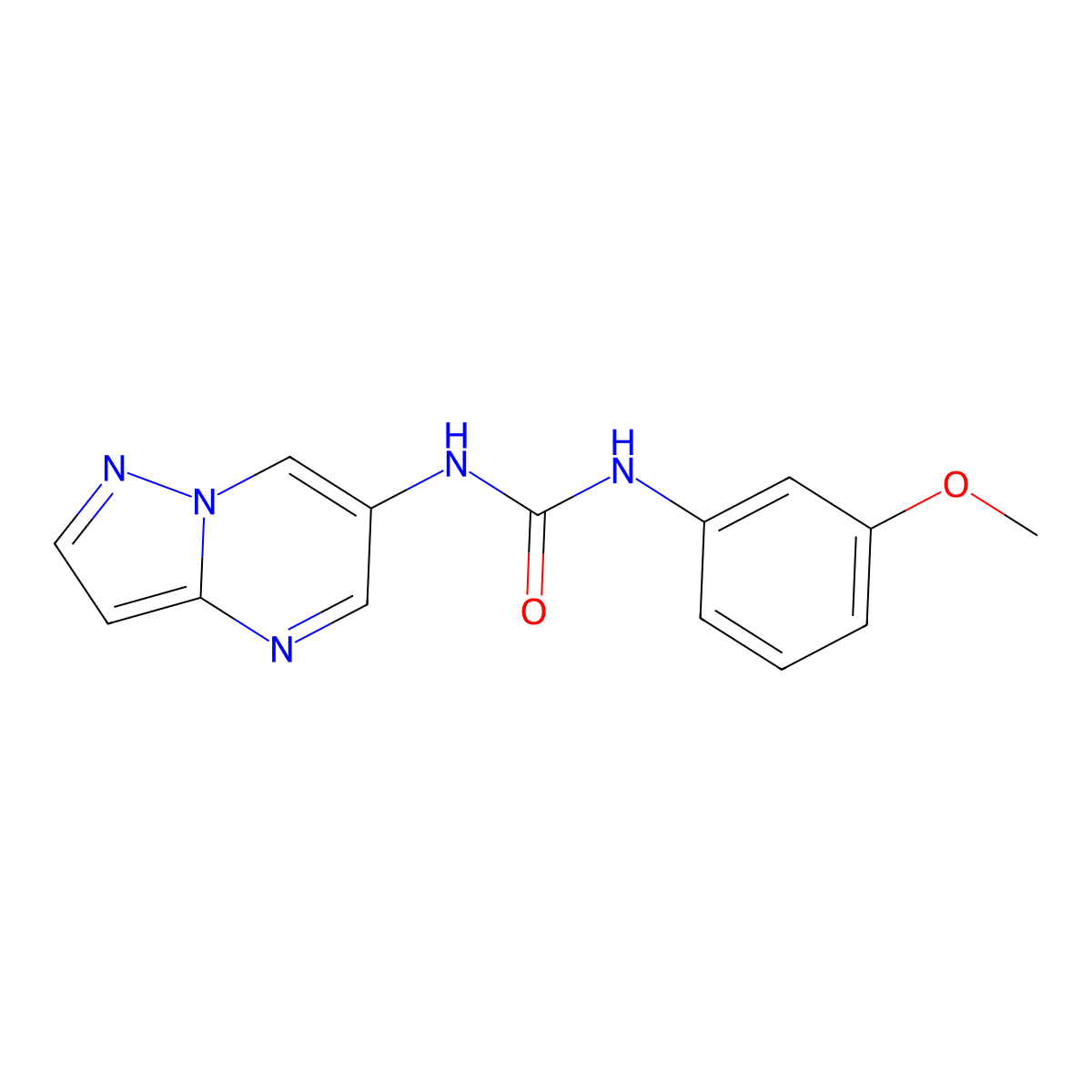 1-(3-Methoxyphenyl)-3-(pyrazolo[1,5-a]pyrimidin-6-yl)urea molecular structure, CAS 2034584-26-2