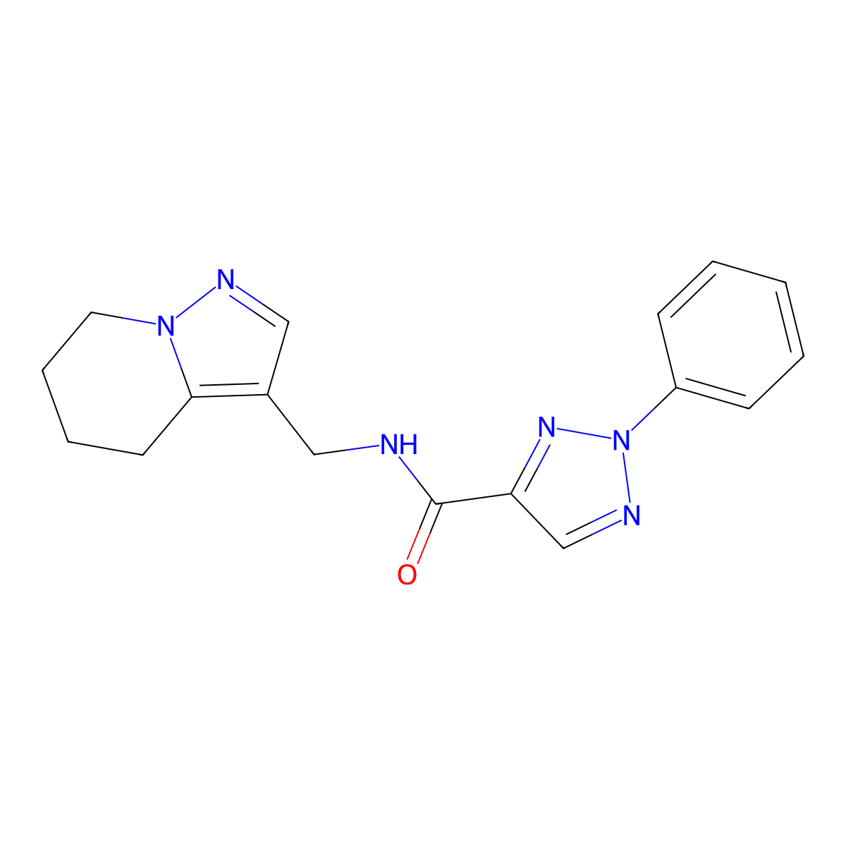 2-phenyl-N-((4,5,6,7-tetrahydropyrazolo[1,5-a]pyridin-3-yl)methyl)-2H-1,2,3-triazole-4-carboxamide molecular structure, CAS 2034588-17-3