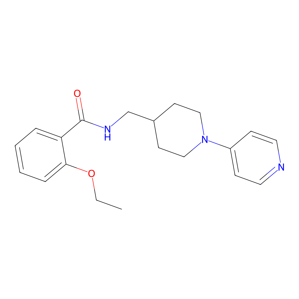 2-ethoxy-N-{[1-(pyridin-4-yl)piperidin-4-yl]methyl}benzamide molecular structure, CAS 2034588-23-1