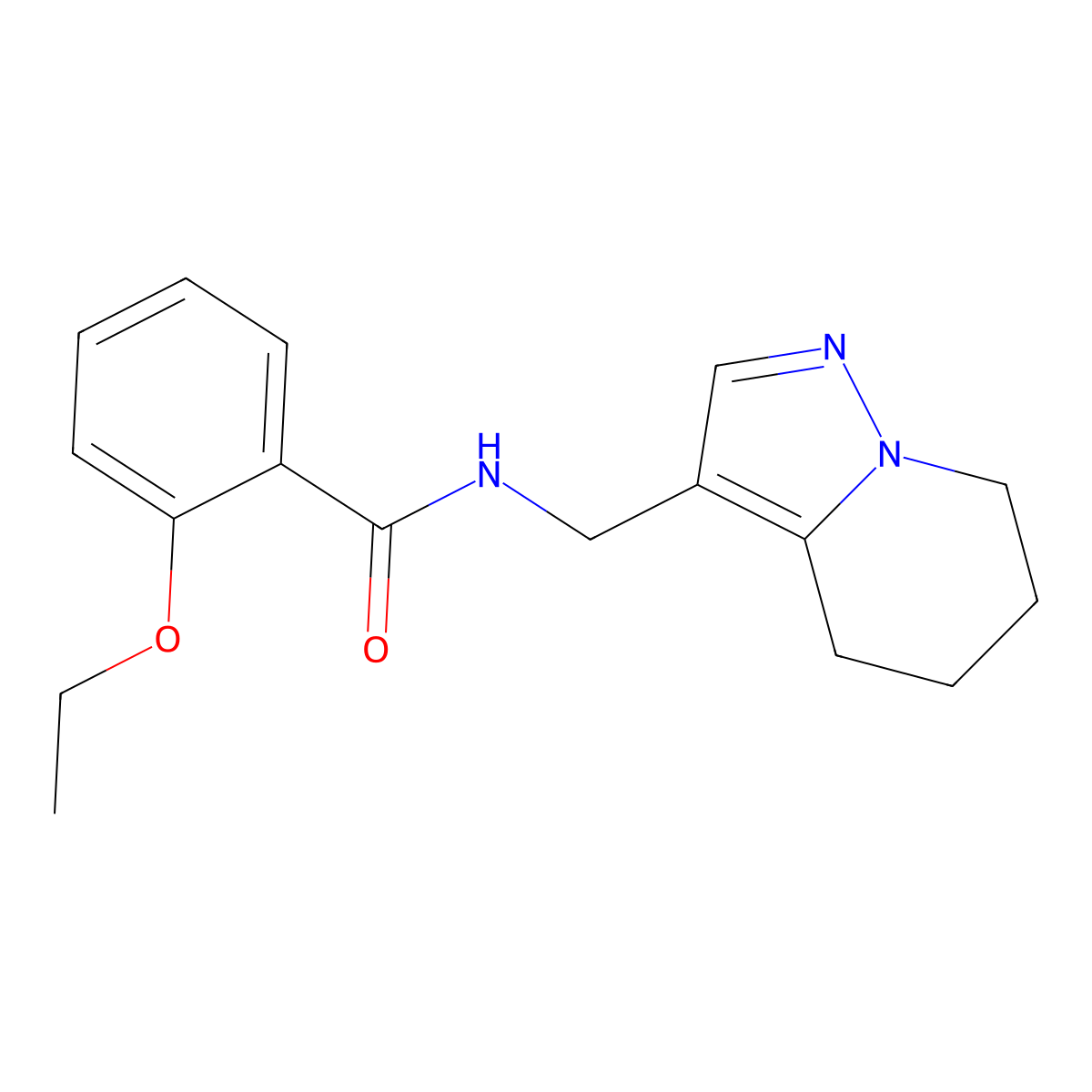 2-ethoxy-N-((4,5,6,7-tetrahydropyrazolo[1,5-a]pyridin-3-yl)methyl)benzamide molecular structure, CAS 2034588-53-7