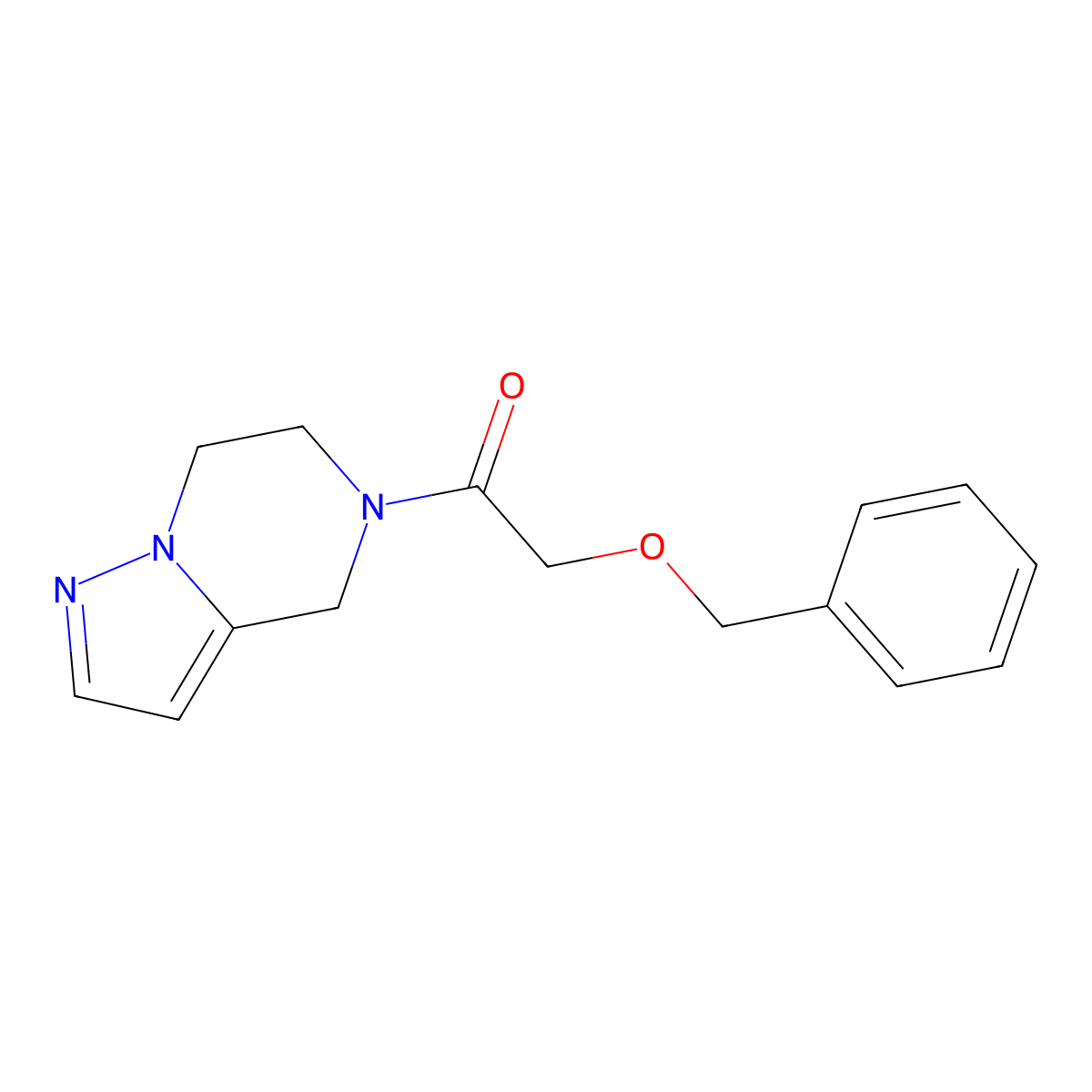 2-(benzyloxy)-1-(6,7-dihydropyrazolo[1,5-a]pyrazin-5(4H)-yl)ethanone molecular structure, CAS 2034592-85-1