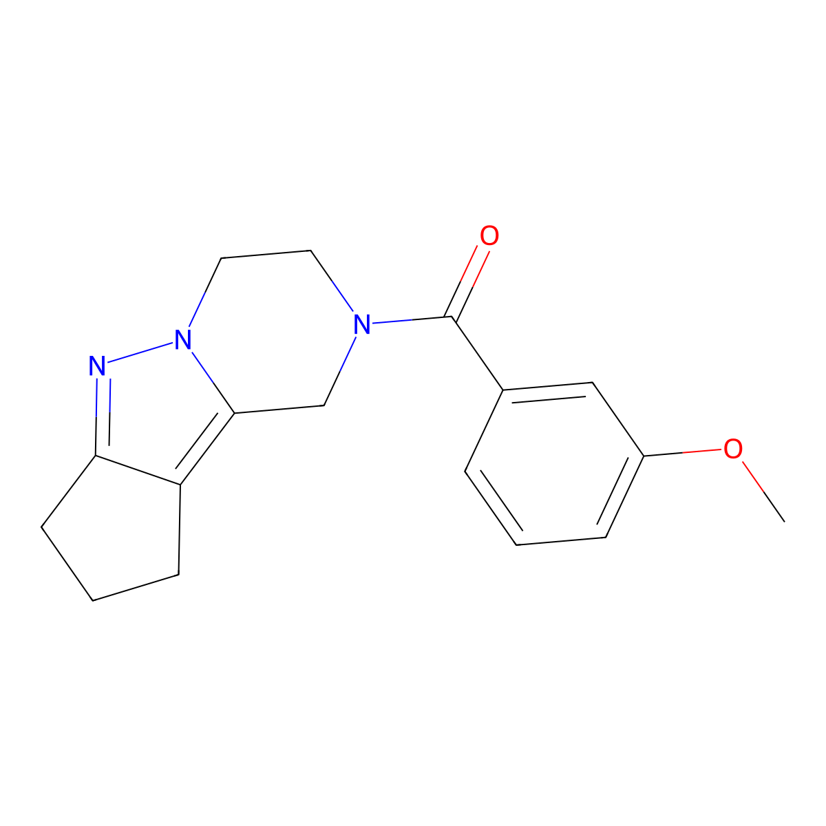 11-(3-Methoxybenzoyl)-7,8,11-triazatricyclo[6.4.0.0^{2,6}]dodeca-1,6-diene molecular structure, CAS 2034603-72-8