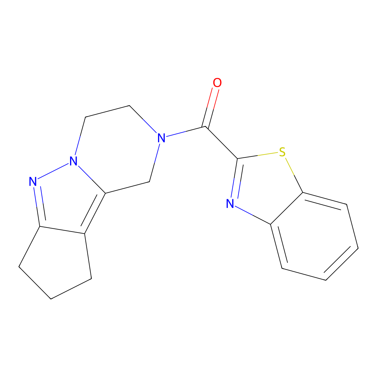 11-(1,3-Benzothiazole-2-carbonyl)-7,8,11-triazatricyclo[6.4.0.0^{2,6}]dodeca-1,6-diene molecular structure, CAS 2034603-87-5