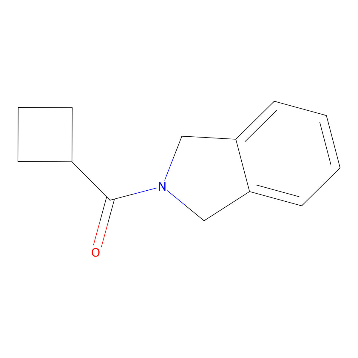 Cyclobutyl(isoindolin-2-yl)methanone molecular structure, CAS 2034606-60-3