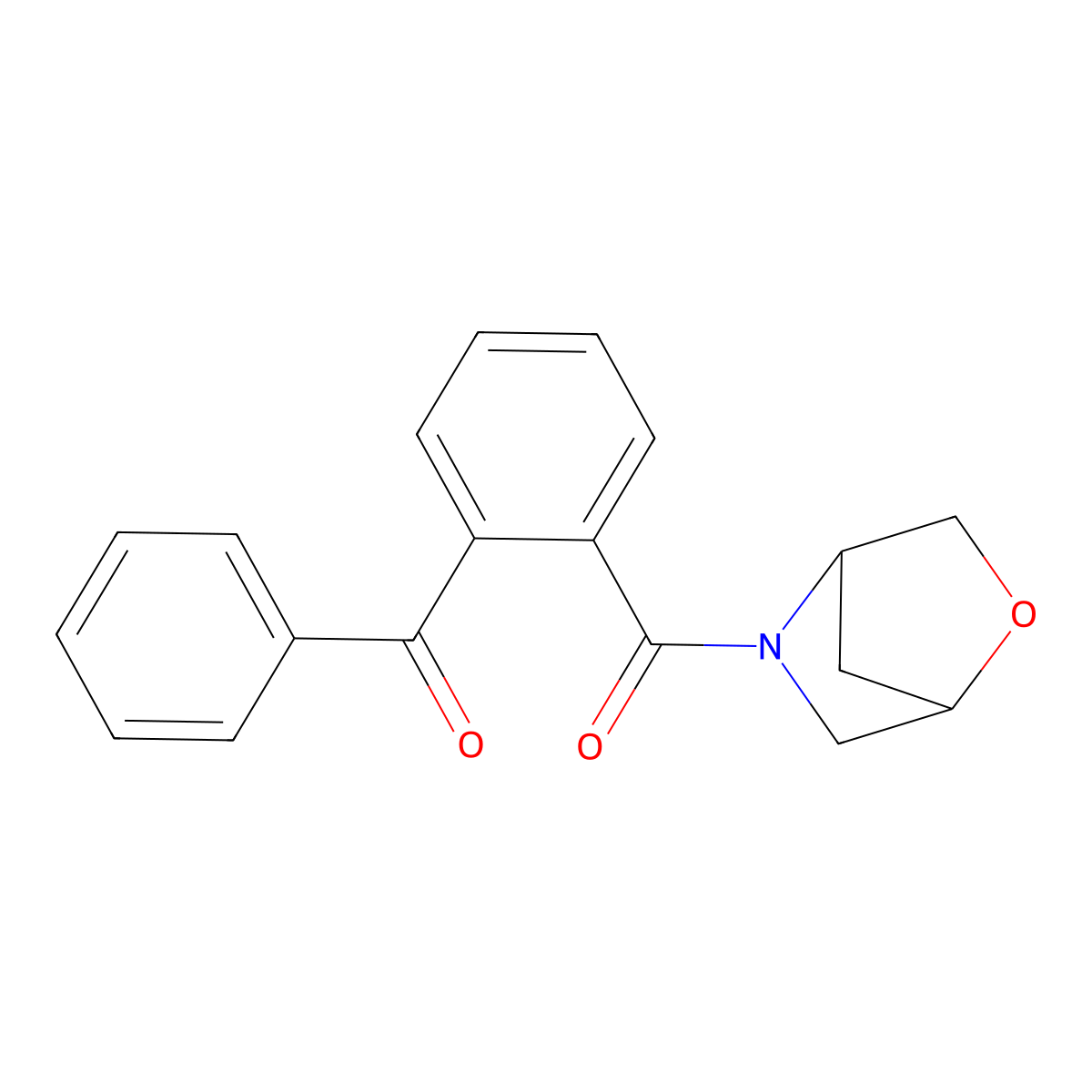 (2-(2-Oxa-5-azabicyclo[2.2.1]heptane-5-carbonyl)phenyl)(phenyl)methanone molecular structure, CAS 2034610-97-2