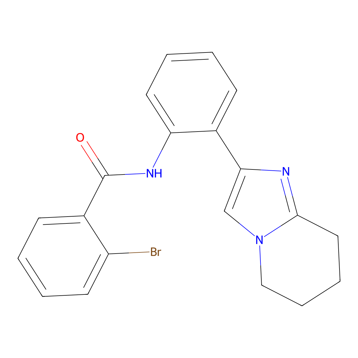 2-bromo-N-(2-(5,6,7,8-tetrahydroimidazo[1,2-a]pyridin-2-yl)phenyl)benzamide molecular structure, CAS 2034611-04-4