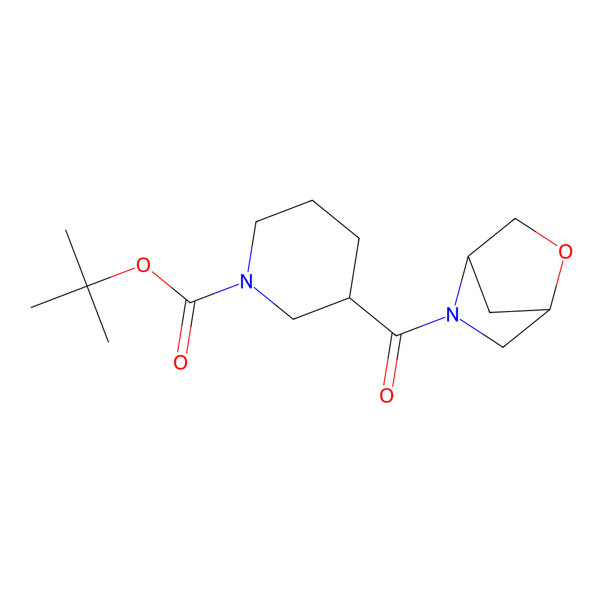 Tert-butyl 3-{2-oxa-5-azabicyclo[2.2.1]heptane-5-carbonyl}piperidine-1-carboxylate molecular structure, CAS 2034611-60-2