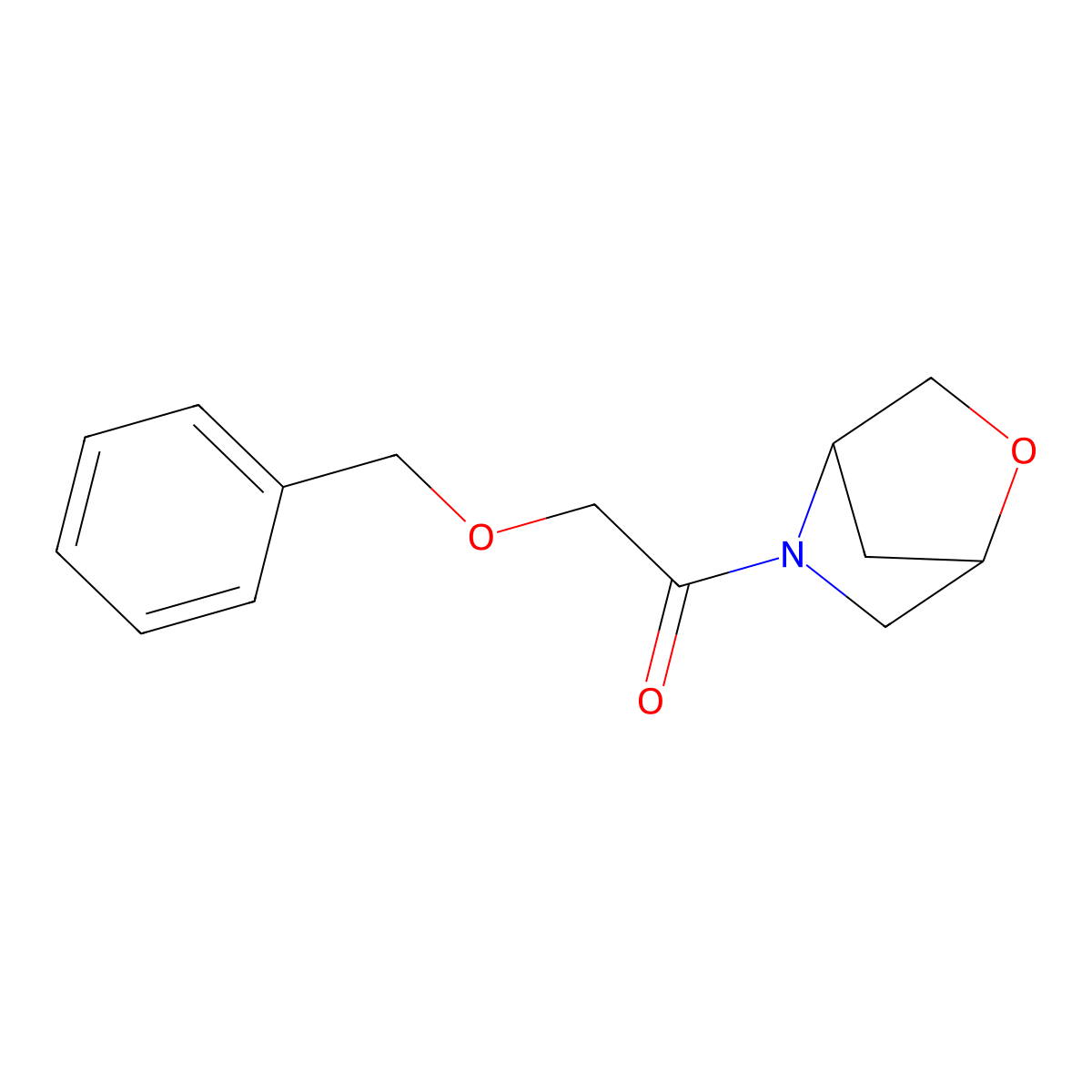 2-(Benzyloxy)-1-(2-oxa-5-azabicyclo[2.2.1]heptan-5-yl)ethanone molecular structure, CAS 2034612-22-9