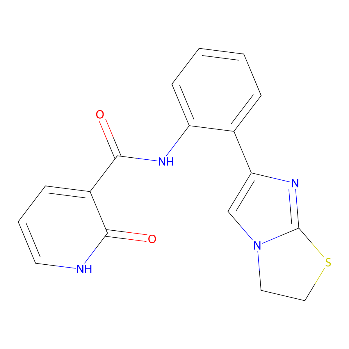 N-(2-(2,3-dihydroimidazo[2,1-b]thiazol-6-yl)phenyl)-2-hydroxynicotinamide molecular structure, CAS 2034615-57-9