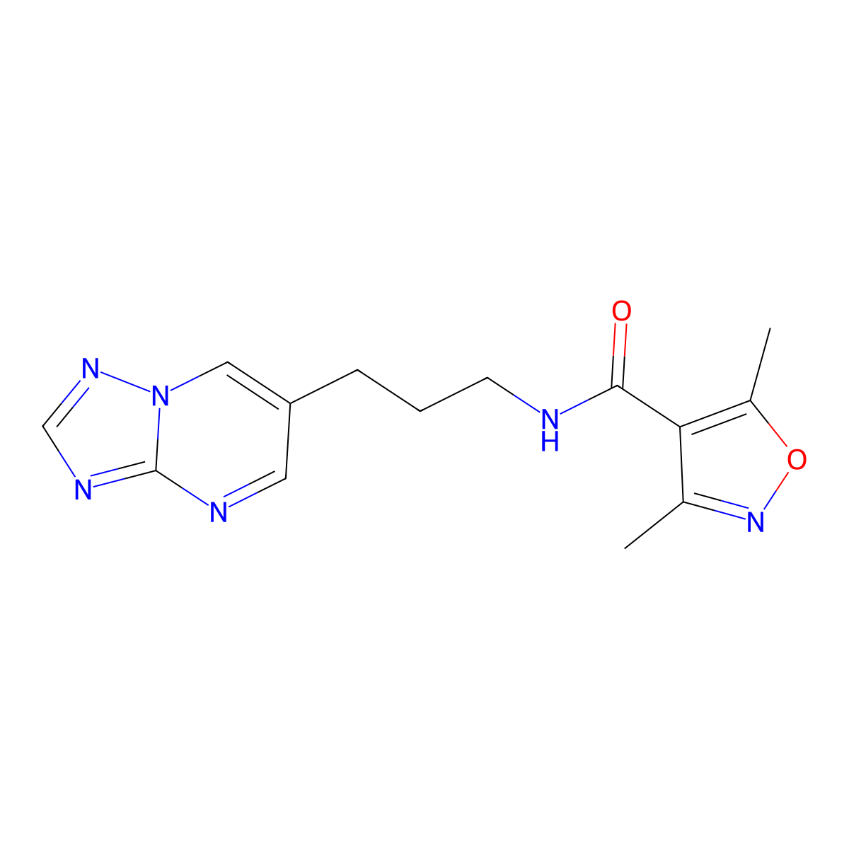 N-(3-([1,2,4]triazolo[1,5-a]pyrimidin-6-yl)propyl)-3,5-dimethylisoxazole-4-carboxamide molecular structure, CAS 2034615-87-5