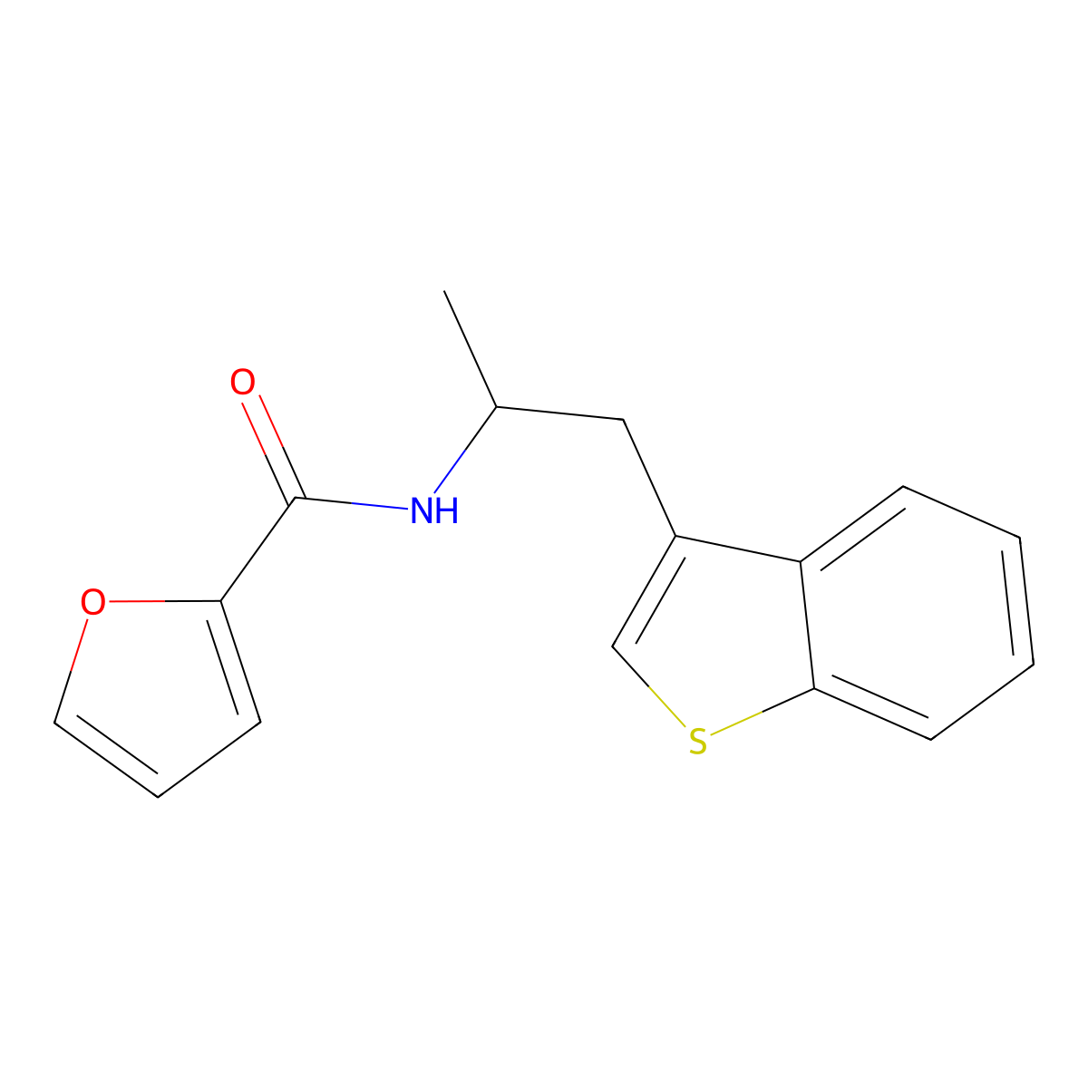 N-(1-(benzo[b]thiophen-3-yl)propan-2-yl)furan-2-carboxamide molecular structure, CAS 2034617-26-8
