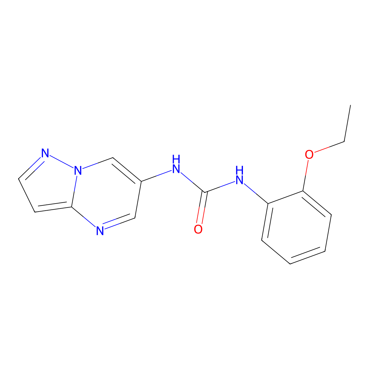 1-(2-Ethoxyphenyl)-3-(pyrazolo[1,5-a]pyrimidin-6-yl)urea molecular structure, CAS 2034621-62-8