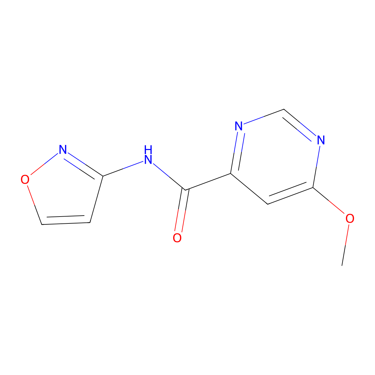 N-(isoxazol-3-yl)-6-methoxypyrimidine-4-carboxamide molecular structure, CAS 2034633-85-5