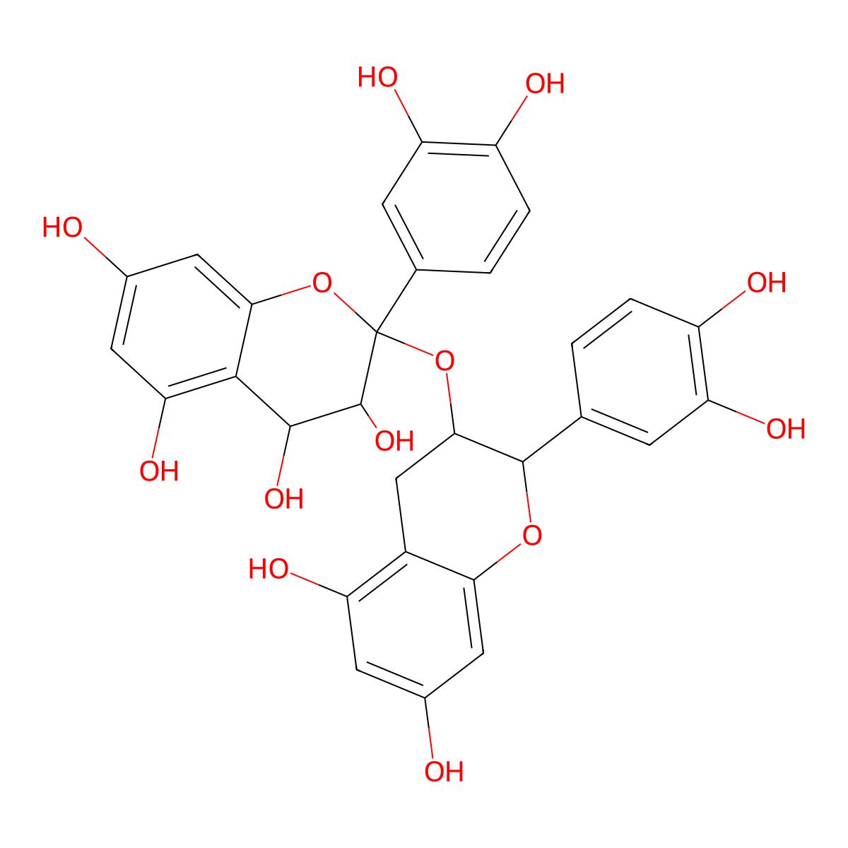 Procyanidin molecular structure, CAS 20347-71-1