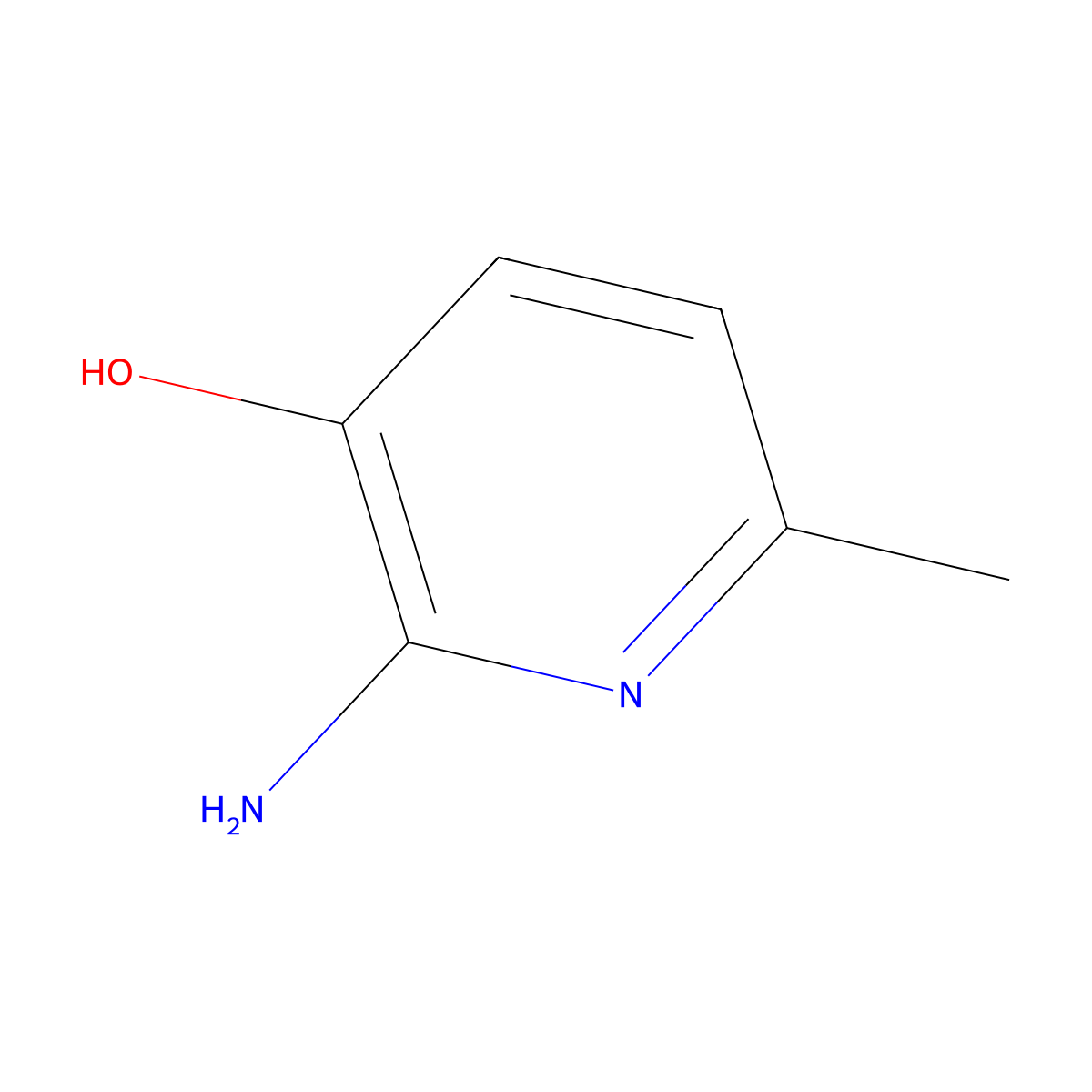 2-Amino-6-methylpyridin-3-ol molecular structure, CAS 20348-16-7