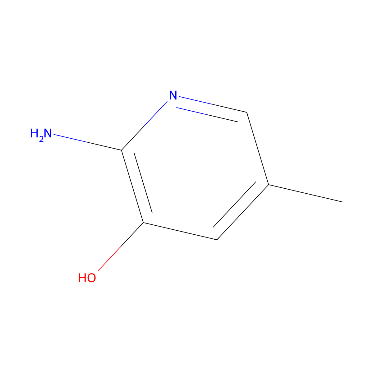 2-Amino-5-methylpyridin-3-ol molecular structure, CAS 20348-17-8