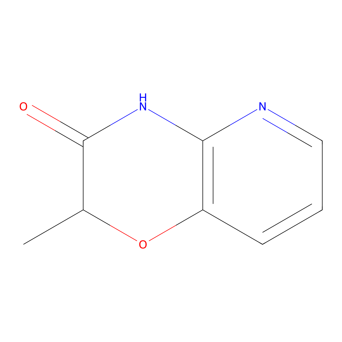 2-Methyl-2H-pyrido[3,2-b][1,4]oxazin-3(4H)-one molecular structure, CAS 20348-19-0