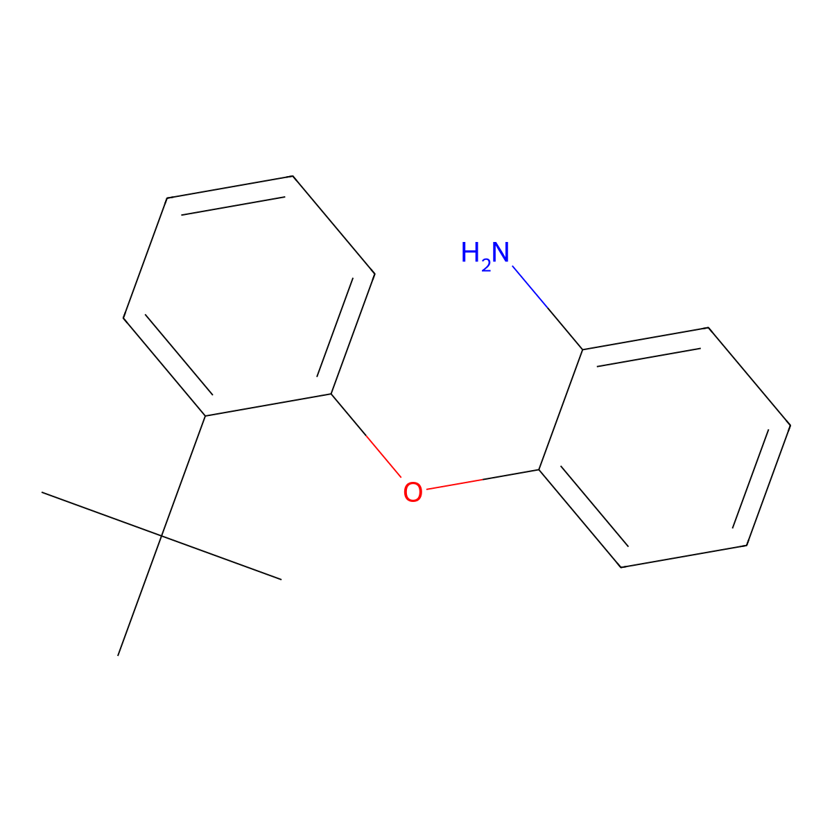 2-(2-Tert-butylphenoxy)aniline molecular structure, CAS 20349-41-1