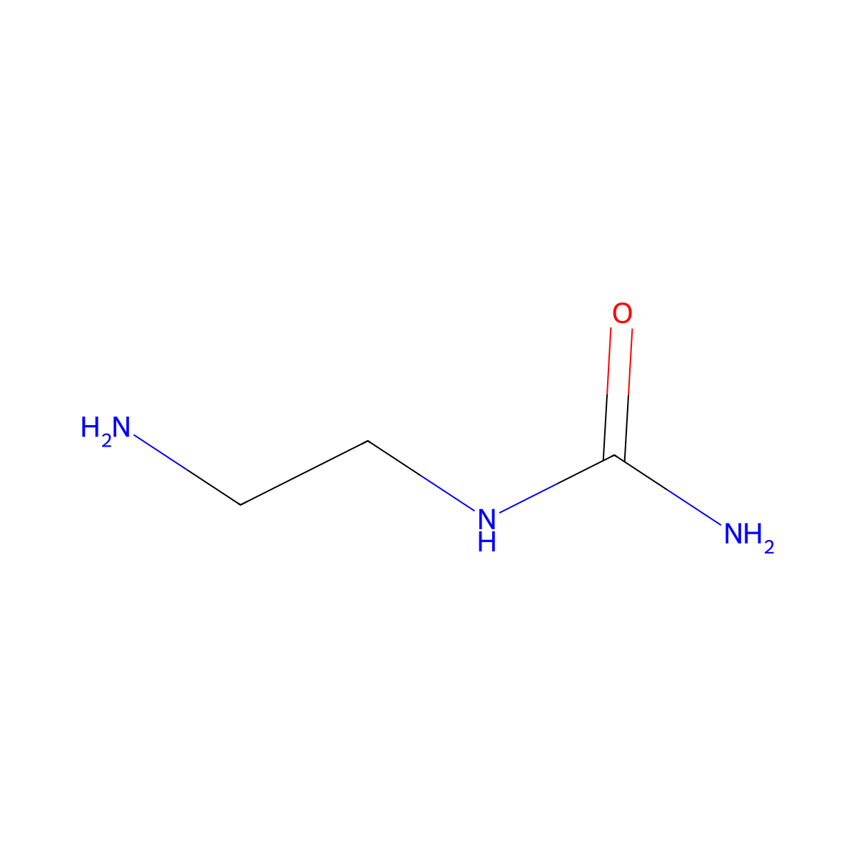 2-Aminoethylurea molecular structure, CAS 2035-78-1