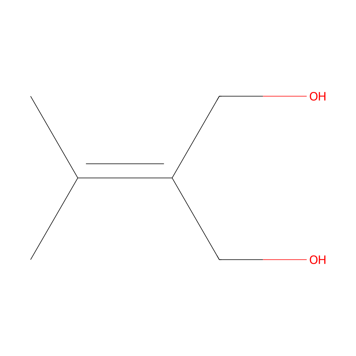 2-(Propan-2-ylidene)propane-1,3-diol molecular structure, CAS 2035-85-0