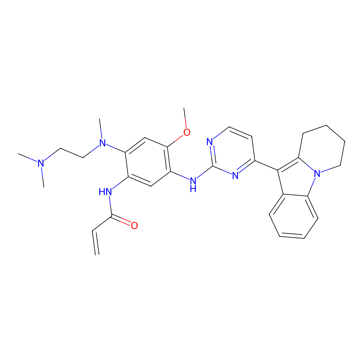 Oritinib molecular structure, CAS 2035089-28-0