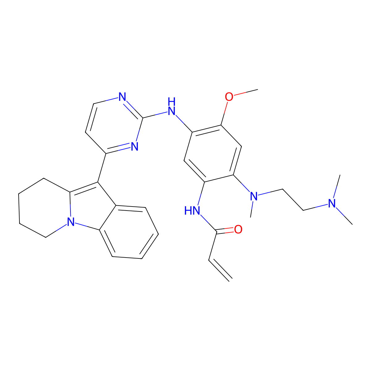 Oritinib molecular structure, CAS 2035089-28-0