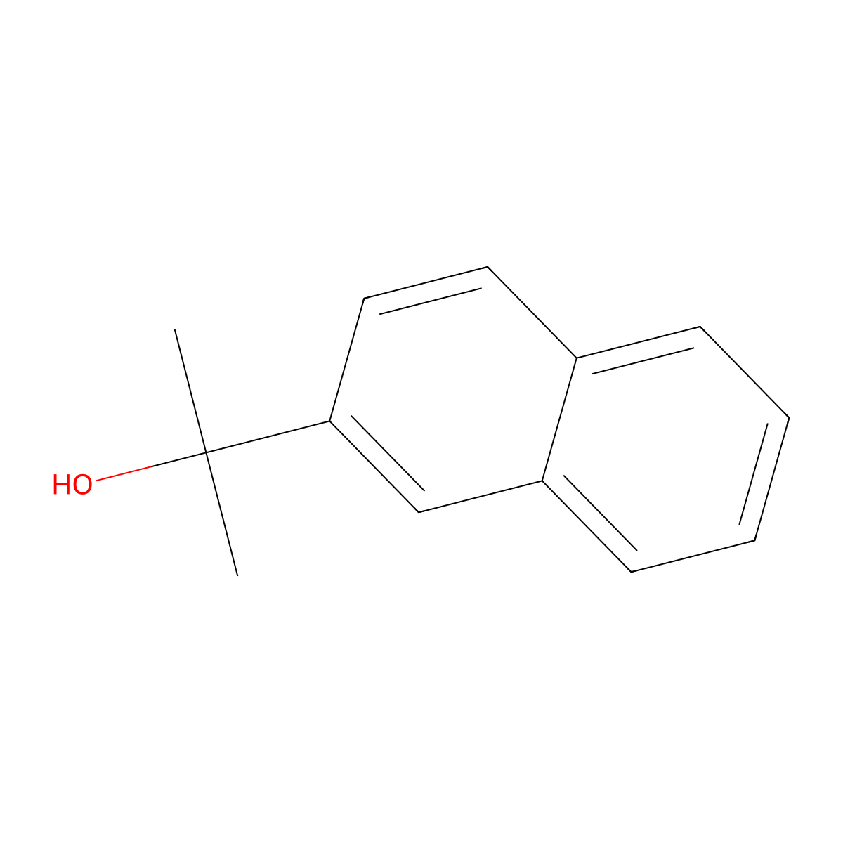 2-(Naphthalen-2-yl)propan-2-ol molecular structure, CAS 20351-54-6