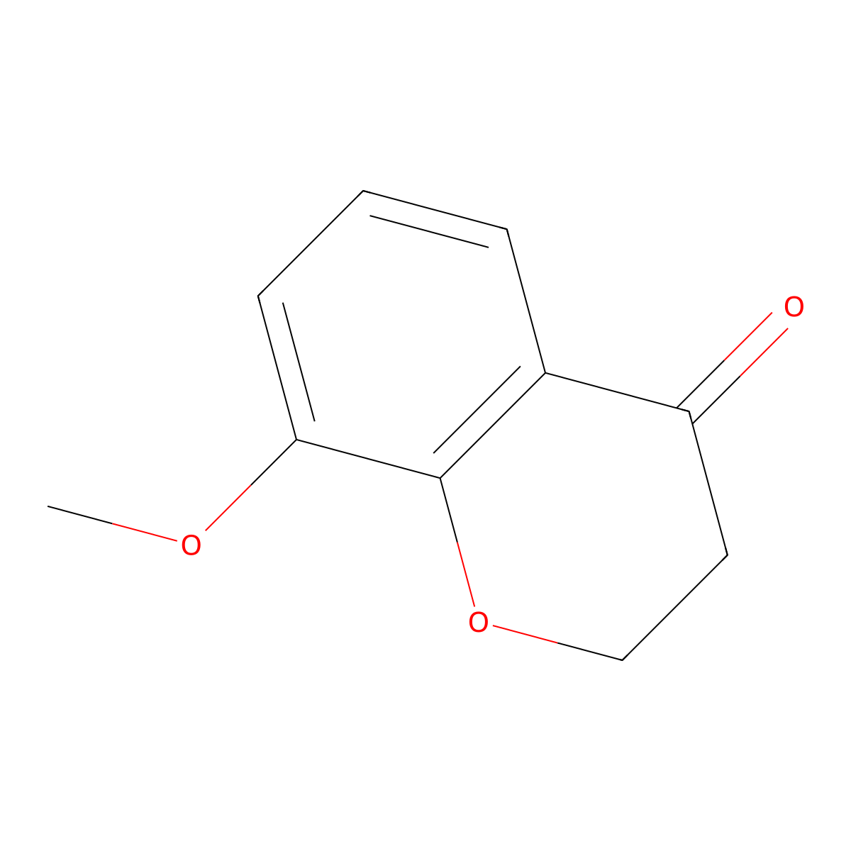 8-methoxy-3,4-dihydro-2H-1-benzopyran-4-one molecular structure, CAS 20351-79-5