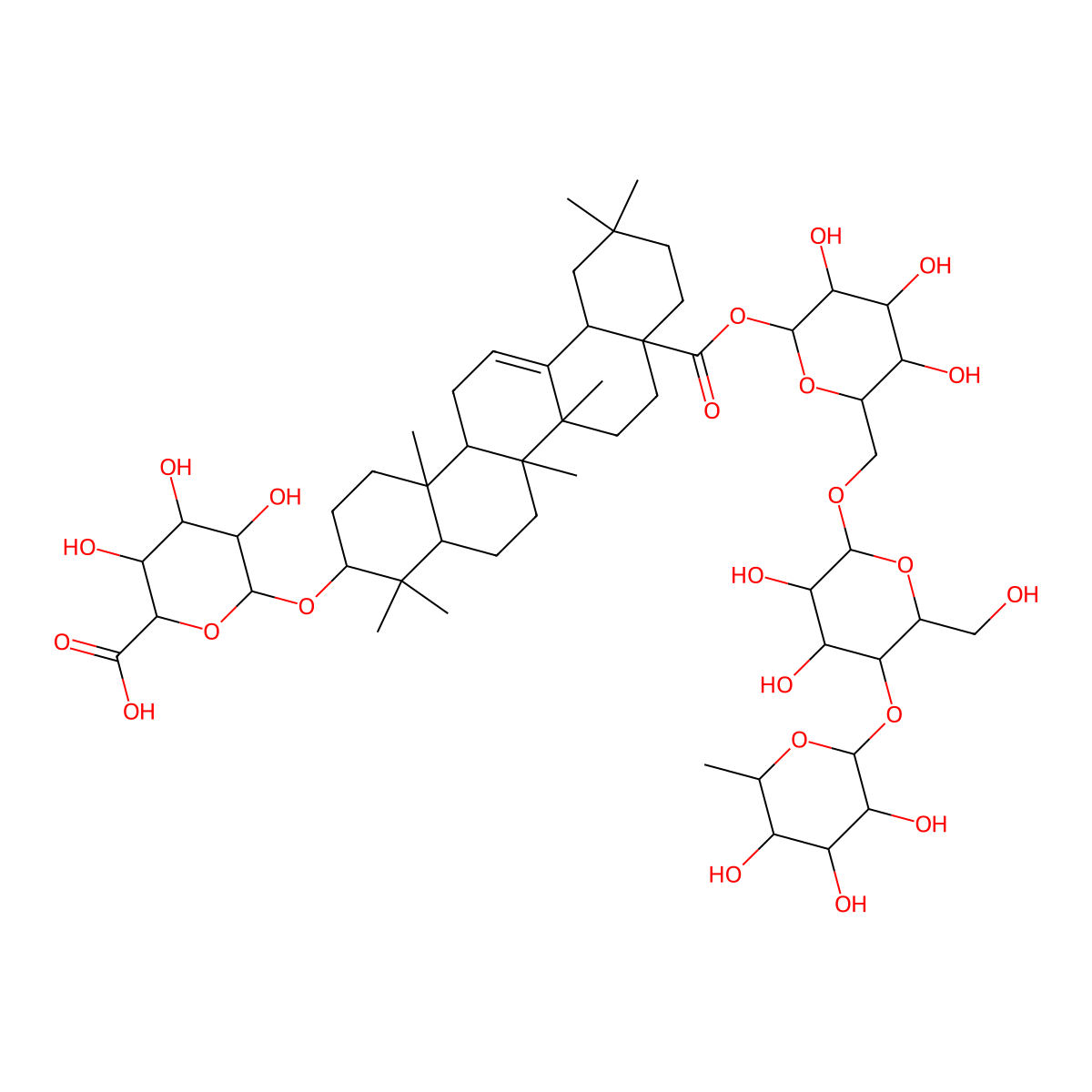 Glycoside ST-J molecular structure, CAS 203513-88-6