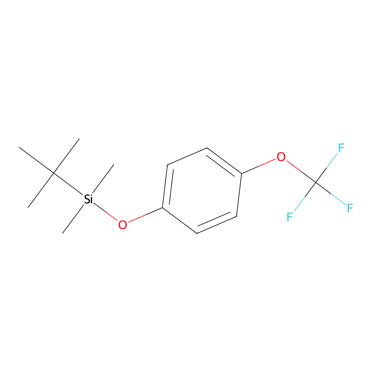tert-Butyldimethyl-(4-(trifluoromethoxy)phenoxy)silane molecular structure, CAS 2035508-27-9