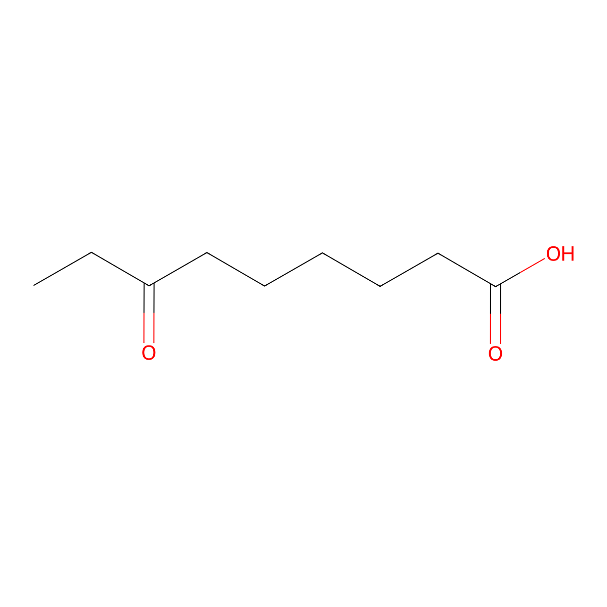 6-Propionyl n-caproic acid molecular structure, CAS 20356-92-7