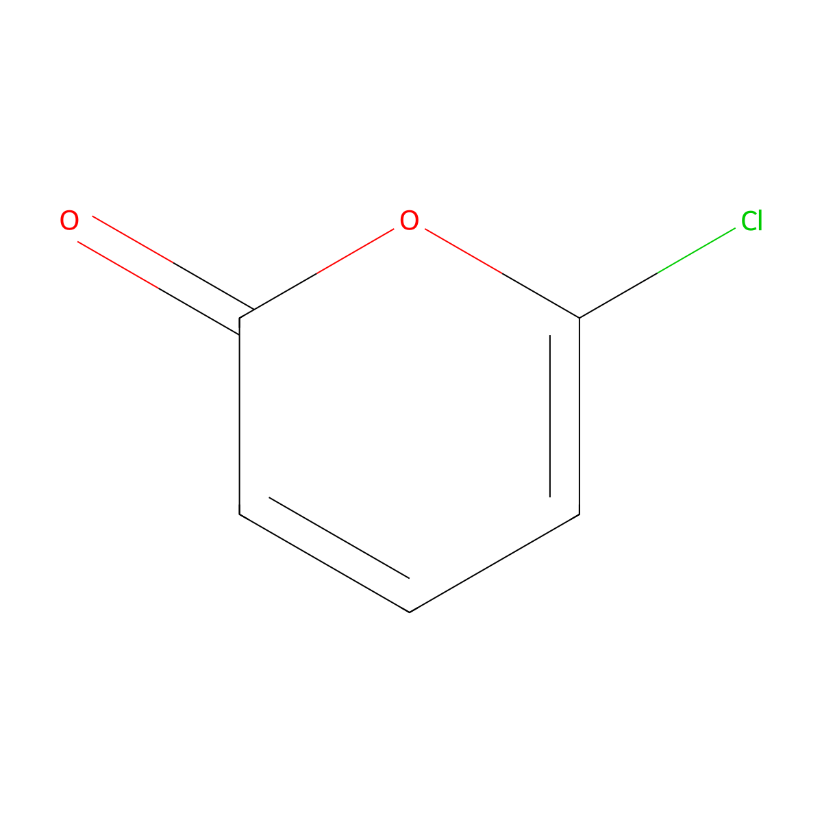 6-Chloropyran-2-one molecular structure, CAS 20357-65-7