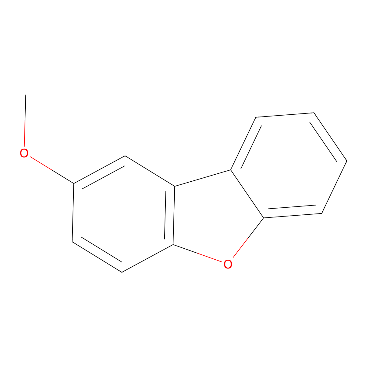 Dibenzofuran, 2-methoxy- molecular structure, CAS 20357-70-4