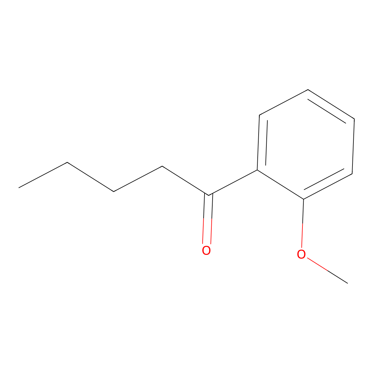 1-(2-Methoxyphenyl)pentan-1-one molecular structure, CAS 20359-54-0