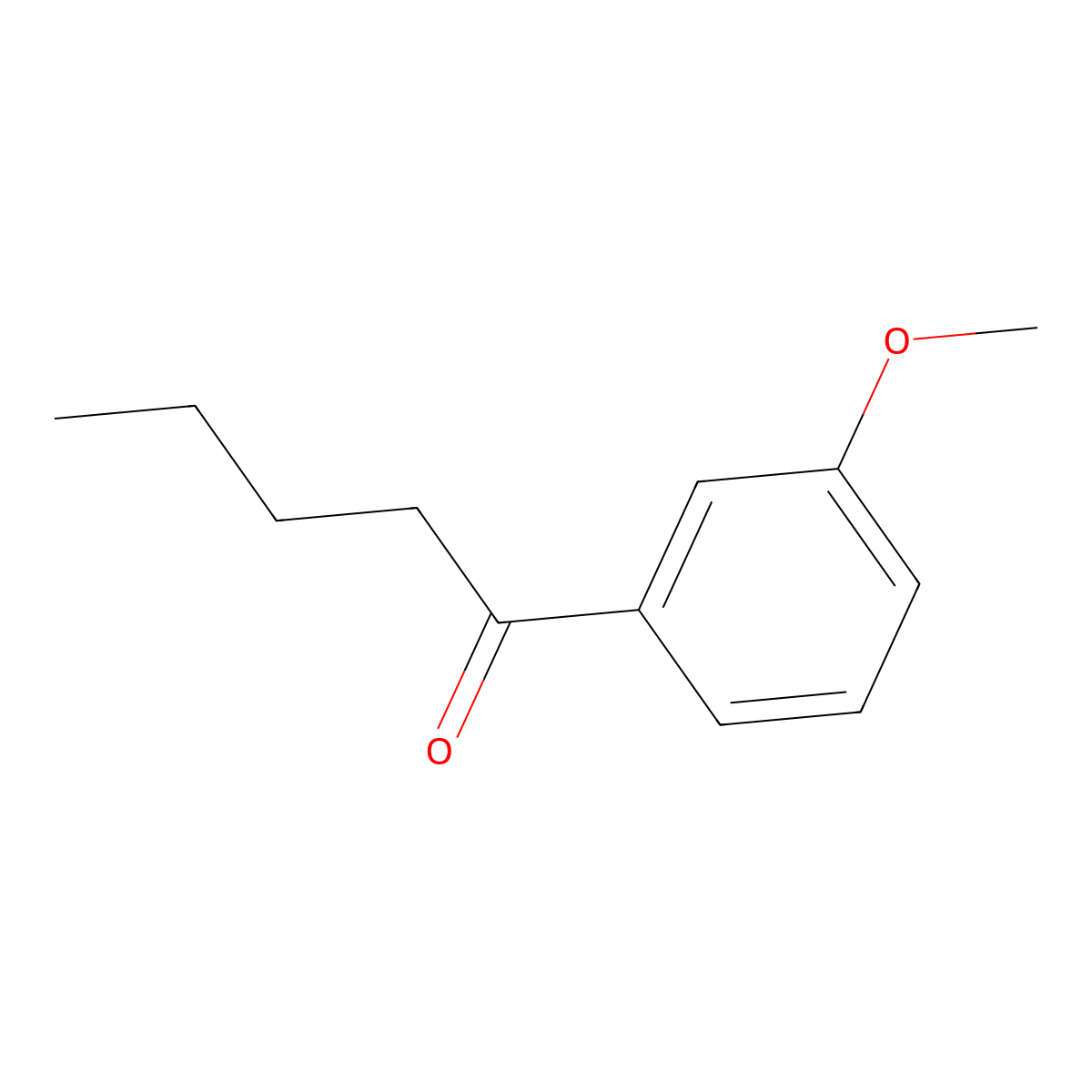 1-(3-Methoxyphenyl)-1-pentanone molecular structure, CAS 20359-55-1