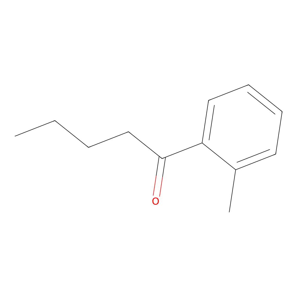 1-(2-Methylphenyl)pentan-1-one molecular structure, CAS 20359-56-2