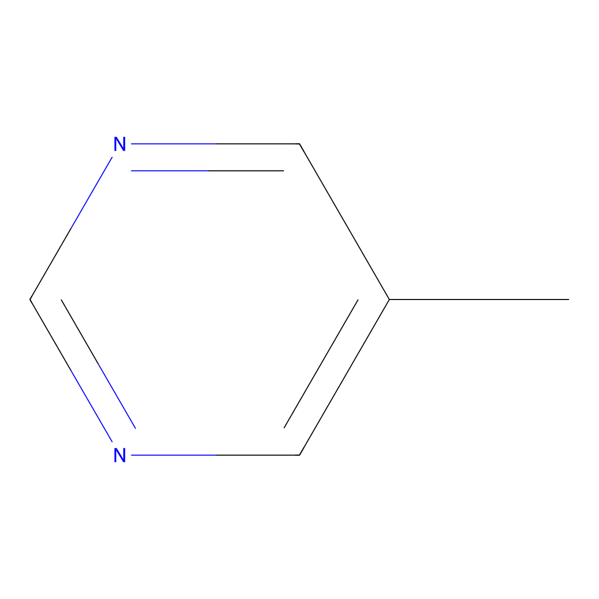 5-Methylpyrimidine molecular structure, CAS 2036-41-1