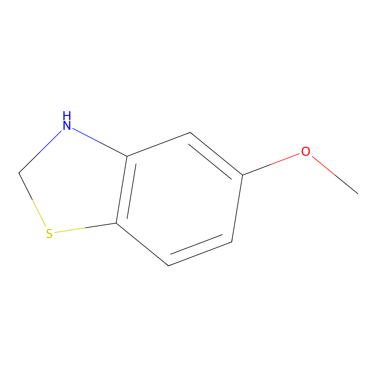 5-Methoxy-2,3-dihydro-1,3-benzothiazole molecular structure, CAS 2036061-61-5