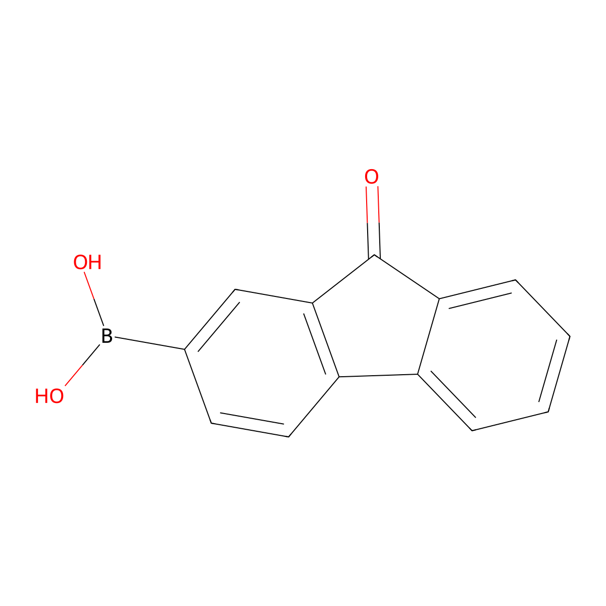 (9-Oxo-9H-fluoren-2-yl)boronic acid molecular structure, CAS 2036064-15-8