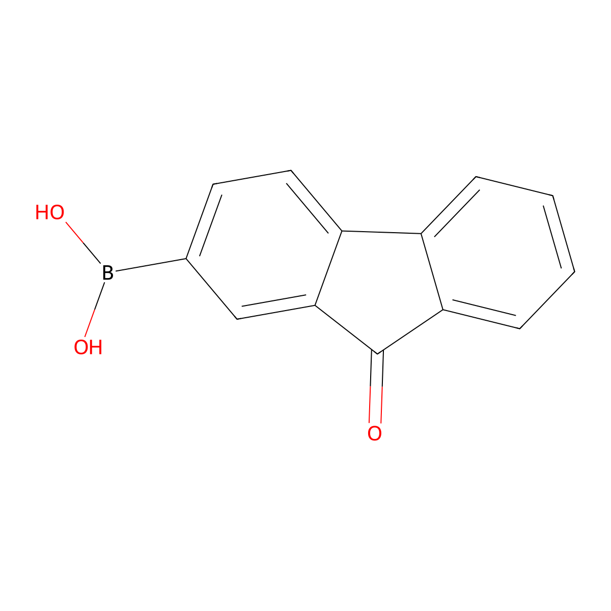 (9-Oxo-9H-fluoren-2-yl)boronic acid molecular structure, CAS 2036064-15-8