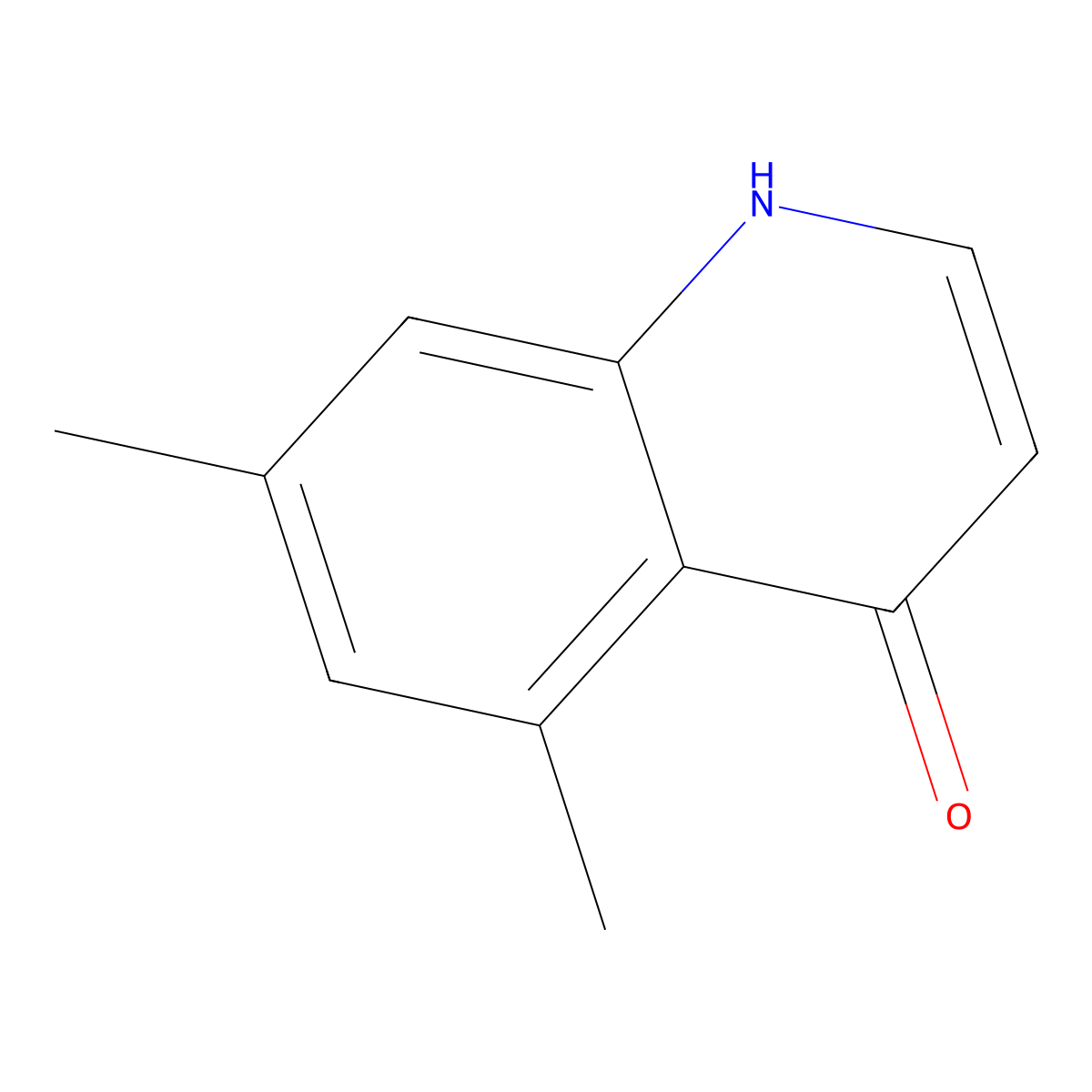 5,7-Dimethylquinolin-4(1H)-one molecular structure, CAS 203626-56-6