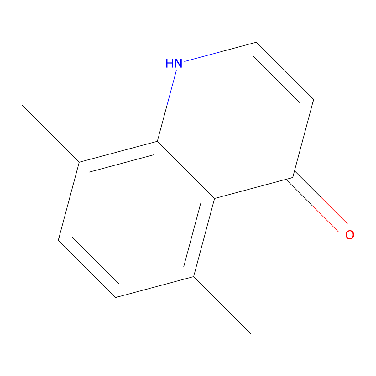 5,8-Dimethyl-4-quinolinol molecular structure, CAS 203626-57-7