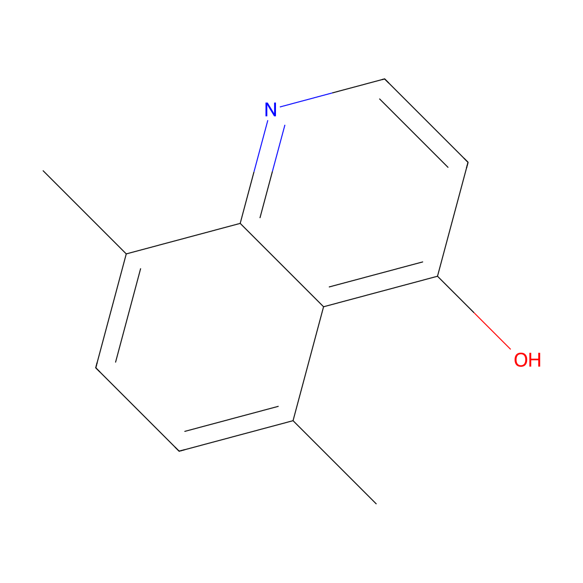 5,8-Dimethyl-4-quinolinol molecular structure, CAS 203626-57-7
