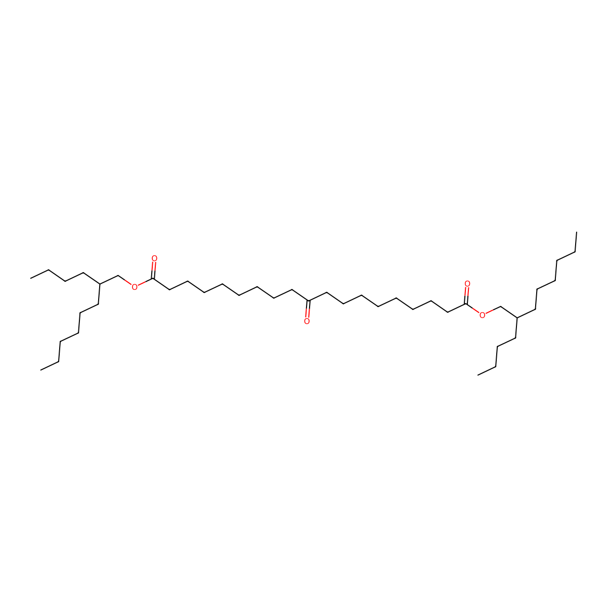 Bis(2-butyloctyl) 10-oxononadecanedioate molecular structure, CAS 2036272-58-7