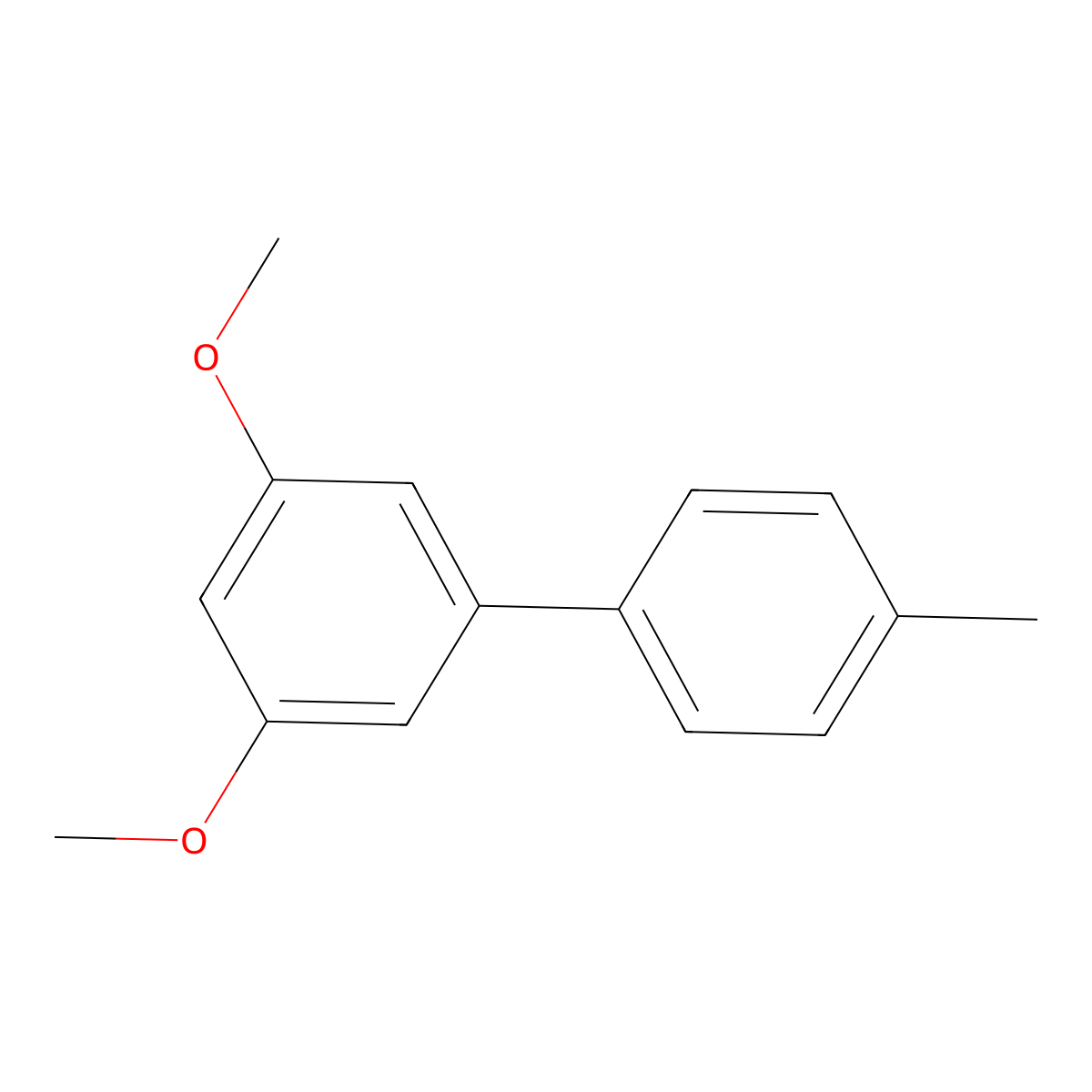 3,5-Dimethoxy-4'-methyl-1,1'-biphenyl molecular structure, CAS 203645-96-9